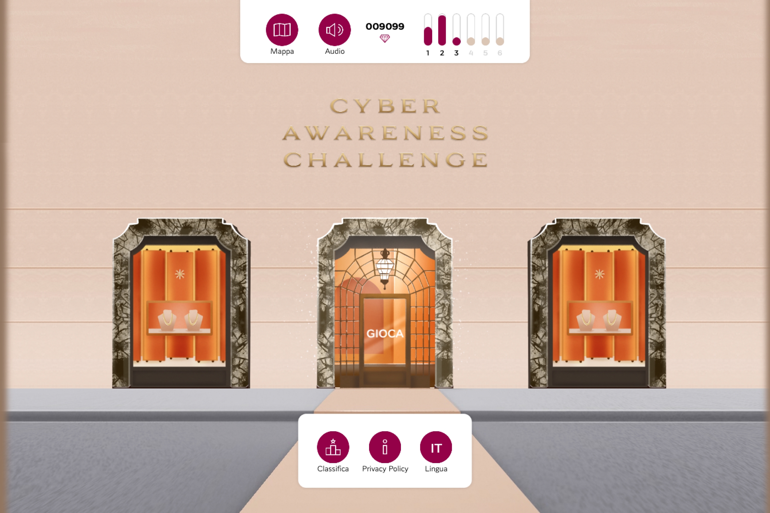 Cyber Awareness Challenge: cybersecurity game per Bulgari