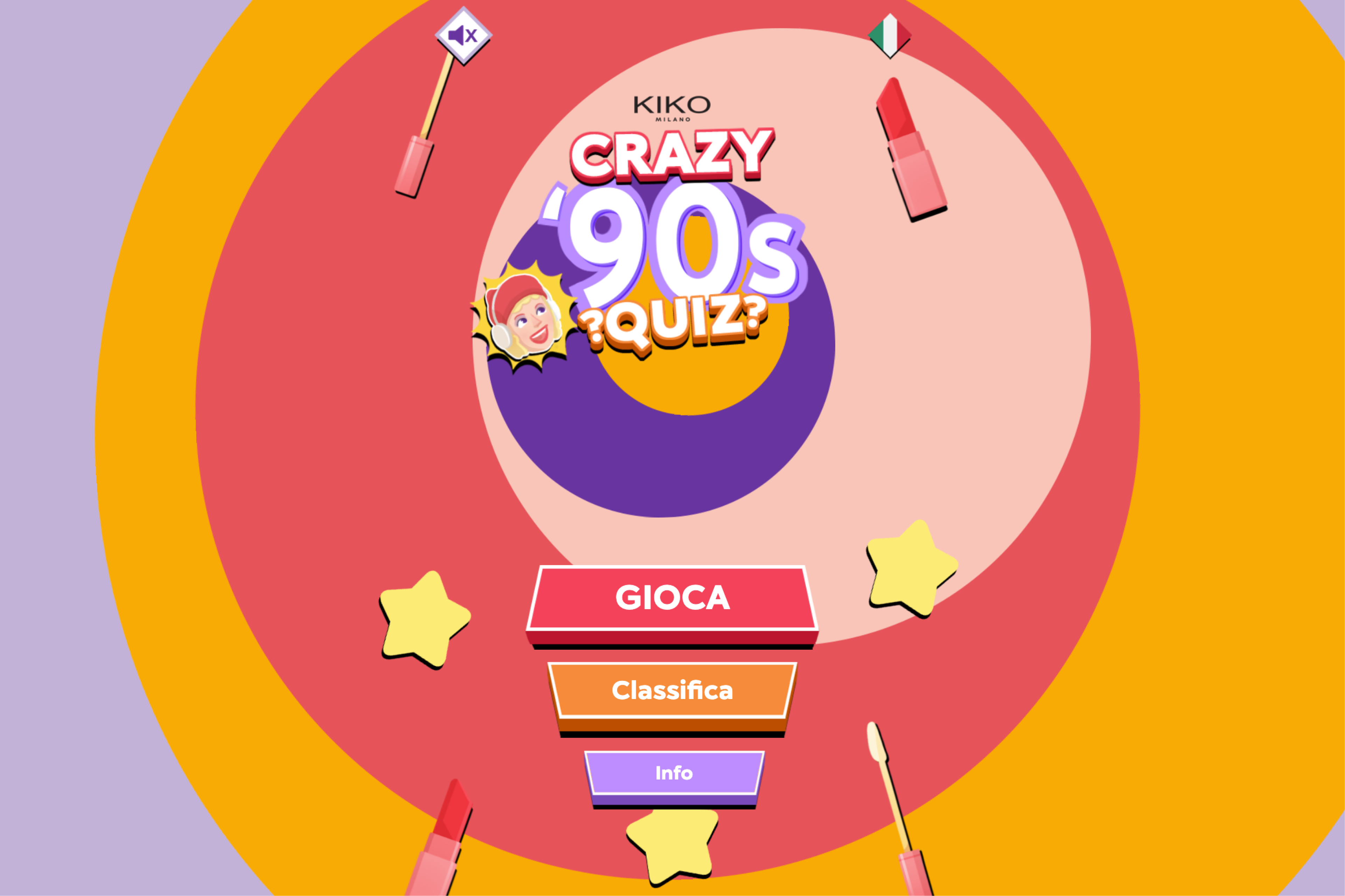 Crazy ’90s Quiz: un gioco per la nuova collezione di KIKO